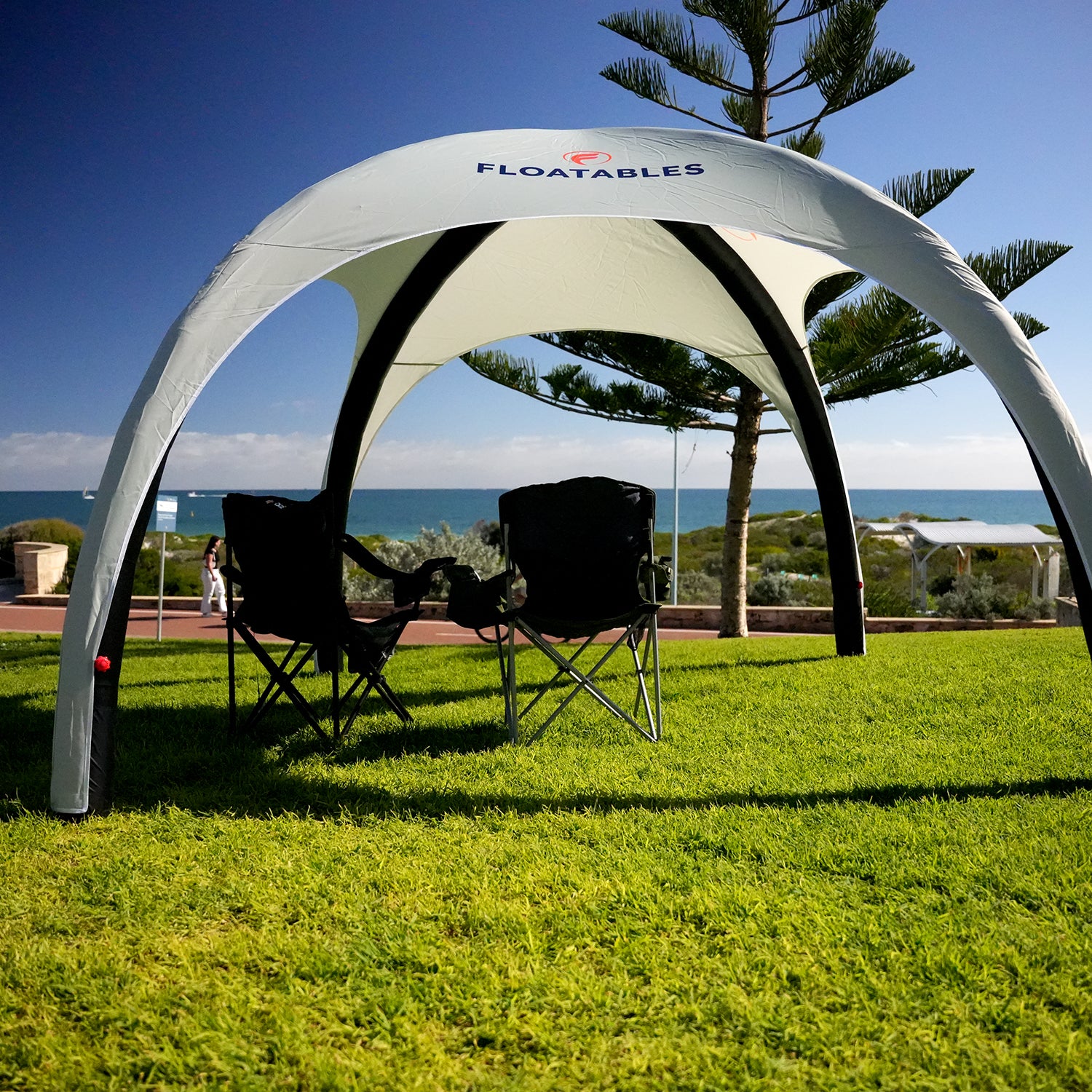 Air Shade - 3m x 3m Inflatable Air Canopy for on Water, Beach or Park