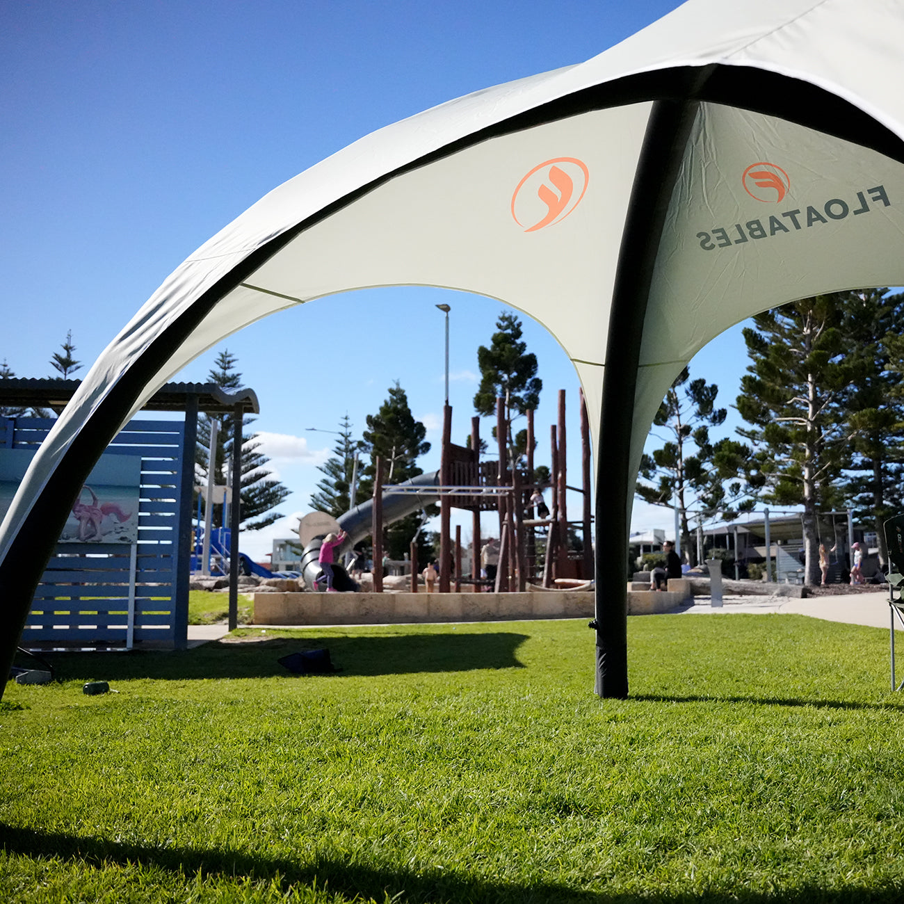 Air Shade - 3m x 3m Inflatable Air Canopy for on Water, Beach or Park
