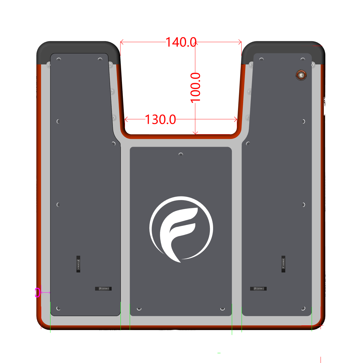 3x3 UDock - Mid Size Custom