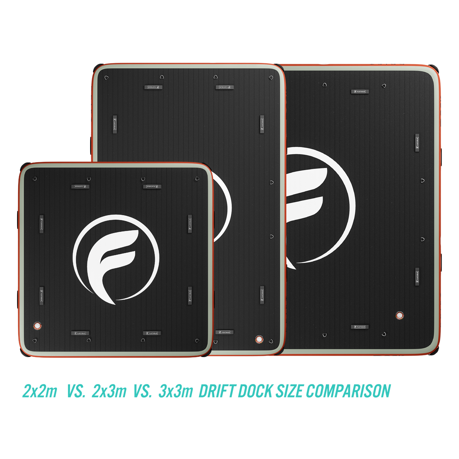 Inflatable Docks - Pontoon 2x2, 3x2, 3x3 & 3x4